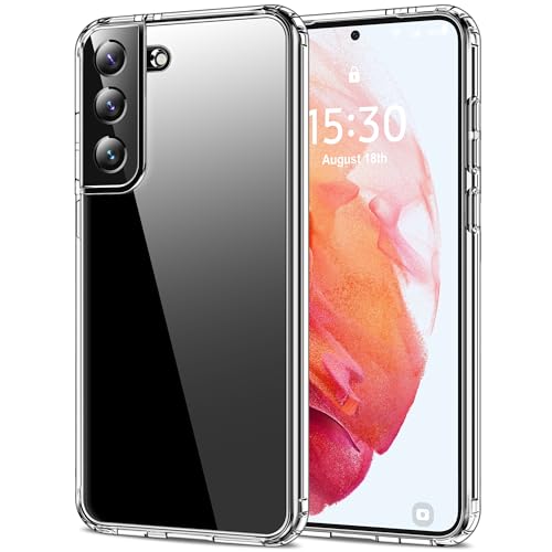 Hoomil Crystal Clear Hülle Für Samsung Galaxy S21 5G 6,2 Zoll, Nie Vergilbung Transparent - Durchsichtig