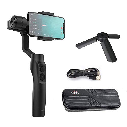 Moza Mini-MI Smartphone Gimbal with Wireless Phone Charging for Smartphone iPhone X/8/7/7 Plus/6/6 Plus, Samsung Galaxy S8 +/S8/S7/S6/S5 (Max payload: 300g)