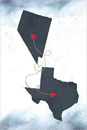 Nevada Texas Long Distance Out Of State Notebook Blank Lines Together Forever Never Apart Us States Journals Oberfield Linda 9781097675371 Amazon Com Books