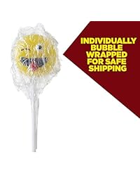 prextex 24 Pack Emoji Lollipops Yummy emojiland deshije Candy on a stick