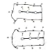 NEW VC180 Engine Valve Cover Gasket Set (With Spark Plug Tube Seals and Grommets)