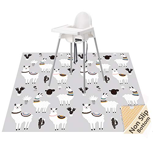 Splat Mat for Under High Chair/Arts/Crafts, Waterproof and AntiSlip