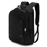 KINGSLONG Laptop Backpack with Computer Compartment for Travel Work 15.6, Black