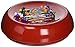 Grabbit Magnetic Sewing Pincushion with 50 Plastic Head Pins, Red