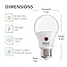 Sunco 6 Pack Dusk to Dawn LED Outdoor Light Bulb A19, Photocell Automatic for Exterior Lighting, 800 LM, 9W (60W Eqv.), 5000K Daylight, Auto On/Off Sensor, IP65 Rated UL