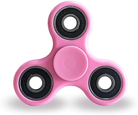 SMAZ TOYS Anti-Anxiety Fidget Spinner Toy Helps Focusings EDC Focus Toy for Kids &amp; Adults - Best Stress Reducer Relieves ADHD Anxiety and Boredom Pink