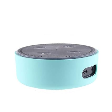 NIUQY Tragbarer Mode Personalisiert Silikon ultradünne Schutzhülle Geeignet für Amazon Echo Dot 2 Einstellbare Smart Gerät Ge