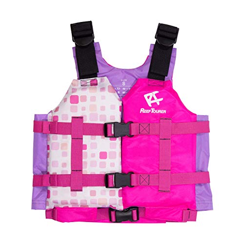リーフツアラー(REEF TOURER) シュノーケリング スノーケル スノーケリングベスト スリム 子供用 ピンクラベンダー Sサイズ RA0402