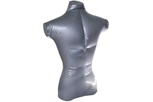 VIGAN PVC Plastic Male Upper Half Body Without Arm Top Shirt Display Inflatable Mannequin Men Dummy Torso Model