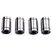 Cylewet 4Pcs LM8UU Linear Bearing 8mm Ball Bushing Linear Slide for 3D Printer 8mm x 15mm x 24mm (Pack of 4) CYT1005
