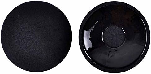 Reusable Self Adhesive Silicone Breast Bra Petal Hollywood style Nipple Cover Pad Pasties (Black, Round)