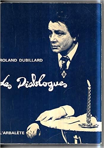 Amazon Fr Les Diablogues Dubillard Roland Livres
