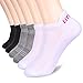 LITERRA Womens Ankle Socks Running Athletic Sport Cushion Casual With Tab 6 Pairs