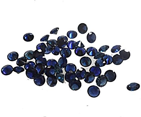 Sap-f#001 Splendidly Rich Blue Sapphire Gemstones .30 Ct.(qty=4) 2.5*1.5 Mm Round Cut Lovely &amp; Sweetly