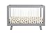Babyletto Hudson 3-in-1 Convertible Baby Crib with Toddler Bed & Daybed Conversion - Strong, Durable & Easy to Assemble - GREENGUARD Gold Certified w/ 4 Adjustable Mattress Heights - Grey and White