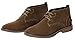 Serene Mens Leather Winter Faux Comfortable Lace-Up Desert Shoe Chukka Boots