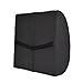 BackSaver Comfort Foam Lumbar Support Back Cushion - Mesh Polyester Cloth - Stress Pain & Ache Relief for Lower Back & Posture (Black)