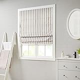 Madison Park Cannon Striped Cordless Roman Shades