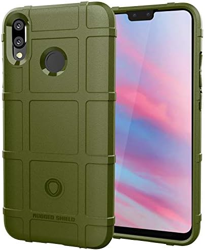 Luffytops Huawei Y9 2019 Case, Tough Durable Armor Heavy Duty Protection and Air Cushion Shockproof Case for Huawei Y9 (2019) 6.5" (A01-Green)