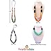 Baby Teething Necklace for Mom: Silicone Baby Teether Necklace for Teething Pain Relief In Babies & Toddlers| Sturdy & Stylish Chewable Necklace for Boys & Girls| Great Gift (Black/Marble/Grey/Marble)