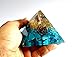 Exquisite A++ Turquoise Orgone Pyramid Crystal Gemstones Chakra Copper Metal