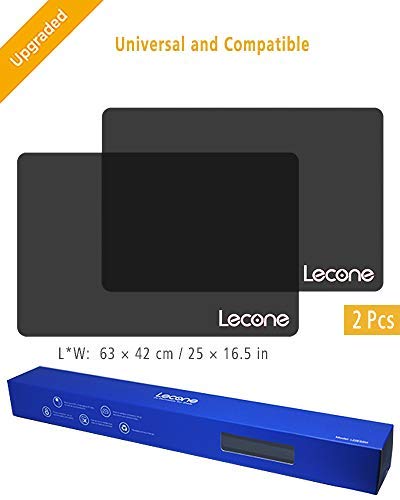Lecone Upgraded Car Window Tint Film, Reusable Static Cling Shade, Electrostatic Self-Adhesive Black Sun Blocker Screen for Vehicle, Protect Your Baby Kids & Keep Car Cool (Pack of 2) - Thumbnail 6