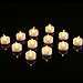 Homemory LED Tea Lights Flickering, Long Lasting Battery Tea Light Candles for Home Decor and Seasonal Celebration (Amber Yellow)