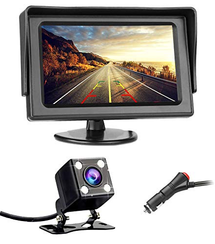 Backup Camera, LASTBUS Reversing Parking Rear View Camera + 4.3