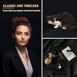 Aimosen 10x8 FT Black Backdrop Background for