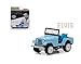 NEW DIECAST TOYS CAR GREENLIGHT 1:64 HOLLYWOOD - ELVIS PRESLEY (1935-77) JEEP CJ-5 SIERRA BLUE HOBBY EXCLUSIVE 29955