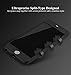 iPhone SE Case, COOLQO® Full Body Coverage Ultra-Thin Hard Hybrid Plastic with [Slim Tempered Glass Screen Protector] Protective Case Cover for Apple iPhone SE (2016) & iPhone 5/5S (Black)