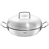 Fissler Original-Profi Collection Stainless Steel 11 Inch Serving Pan with High Dome Metal Lid