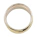 NOVICA Artisan Handmade Sterling Silver Brass Band Ring Indian No Stone [band Width 13 mm W] 'Crisscrossing Grace'