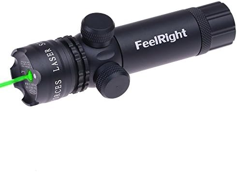 Long Distance Tactical Green Laser Sight Scope with Picatinny Rail Mount + Barrel Mount On/off +Pressure Swith