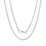 925 Sterling Silver Italian Wheat (Spiga) Chain Lobster Claw Clasp 1.3MM - 2MM 16-30