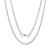 925 Sterling Silver Italian Wheat (Spiga) Chain Lobster Claw Clasp 1.3MM - 2MM 16-30