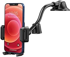 Mpow Car Phone Mount, Dashboard Windshield Car Phone Holder with Long Arm, Strong Sticky Gel Suction Cup, Anti-Shake...