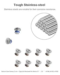 Whizzotech Repair Replacement Screws for Unibody