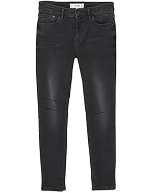 Mango Women's Crop Skinny Isa Jeans