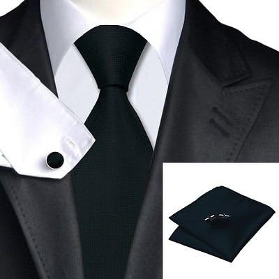 N0251 Jason Vogue 100% Pure Luxury Silk Italy Designer Hand Made Tie-Handkerchief-cufflinks Gift Box