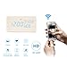 AISOUL Wi-Fi Hidden Camera Alarm Clock (Wooden Housing C- Rectangle)