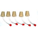 Creative Hobbies Hummingbird Feeder Tubes for Making Your Own Feeders -Pack of 5