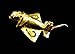 Pre-Columbian Golden Jet-3 Lapel Pin by Across The Puddle