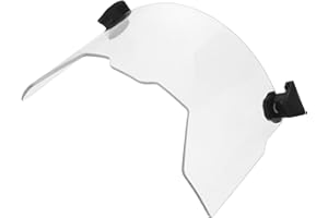 BESTonZON Clear Football Helmet Visor UV Protection Scratch Resistant for Youth Outdoor Sports with Quick
