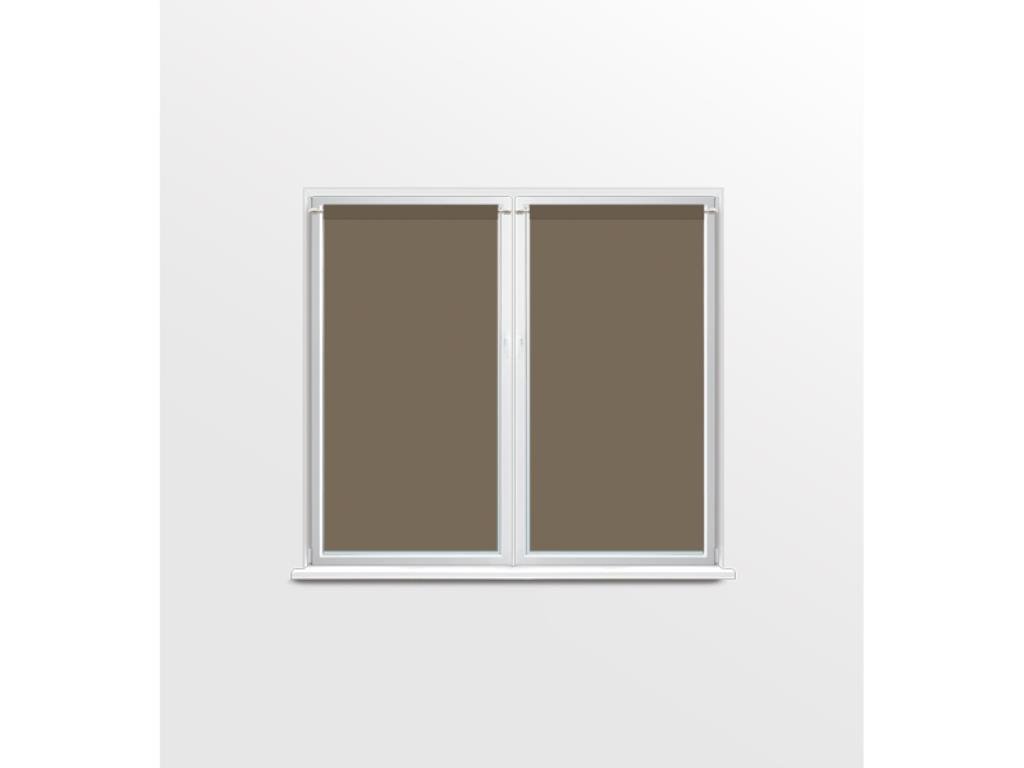 DOLLY pair of brise-bise curtains 70 x 120 cm, taupe