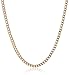 Men's Gold-Tone Stainless Steel Thin Foxtail Chain Necklace, 22
