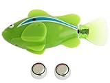 Sannysis2008 Electric Pet Fish with Aquatic Gift for Kids Green Novel Robo Fish