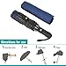 Prodigen Inverted Folding Umbrella Travel Umbrella Windproof Compact Umbrella Inside Out Umbrella Reversible Reverse Umbrella Automatic Open and Close Umbrella for Woman & Man UV Sun & Rain (Blue)