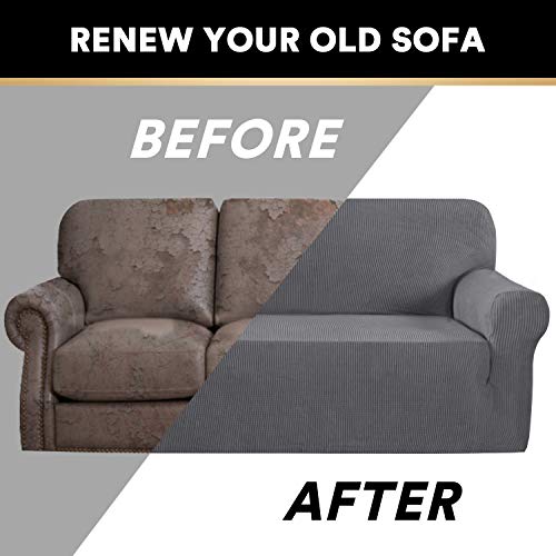 image for PrinceDeco Soft Spandex Chair Cover 1 Piece Furniture Protector Lycra 