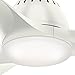 Casablanca Fan 59284 Wisp 52-Inch Ceiling Fan with LED Light and Handheld Remote, Whisper-Quiet Motor, 4-Speed Control, Fresh White Finish